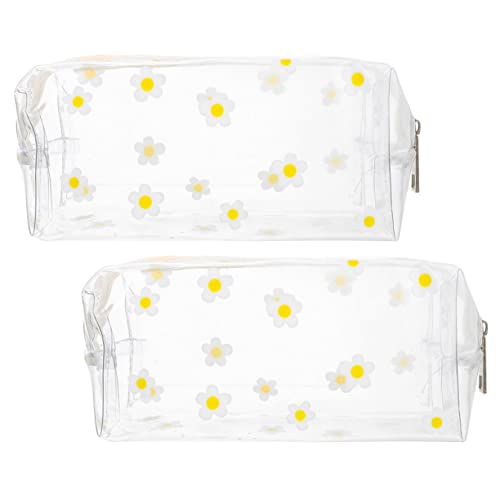 GALPADA 2 Stücke Transparente Kosmetiktasche Tragbare Kulturbeutel für Reisen und Langlebig Große Make Up Tasche für Damen Aufbewahrungstasche für Kosmetik und Bürsten GALPADA 2 Stücke Transparente Kosmetiktasche Tragbare Kulturbeutel für Reisen und Langlebig Große Make Up Tasche für Damen Aufbewahrungstasche für Kosmetik und Bürsten von GALPADA