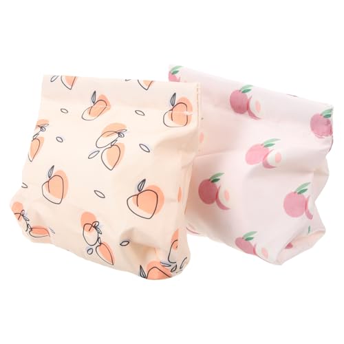 GALPADA 2stücke Frauen Kosmetiktaschen wasserdichte Stilvolle Make-up Pouches Für Lippenstifte Aufbewahrungstaschen Für Unterwegs Nude von GALPADA