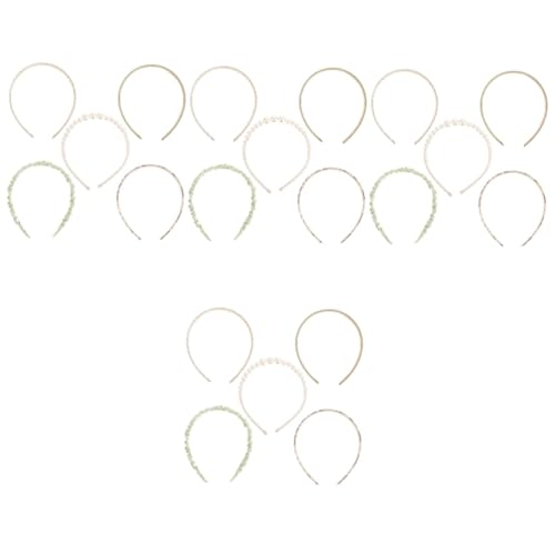 GALPADA 20 Stk Stirnband-set Breites Stirnband Sommer Stirnbänder Perlenstirnband Für Frauen Haarschmuck Für Mädchen Perlenhaarschmuck Mädchen-stirnband Plastik Fräulein Haarkrone Strand von GALPADA