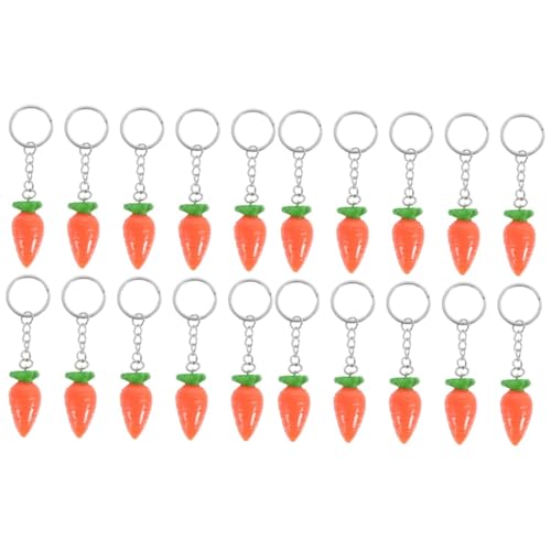 GALPADA 20stücke Mini Karotten Dekorative Hängende Karotten-Pendants Für Taschen Und Schlüssel Süße Deko Für Ostern Und Saisonale Anlässe von GALPADA