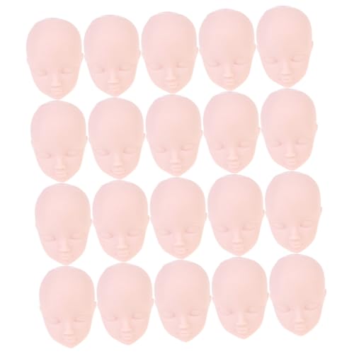 GALPADA 20stücke Puppenköpfe Zum Basteln Aus Dekorative Puppenköpfe Zum Üben Von Make-up Kleines Deko-accessoire Für Puppenstuben Und Heimdekoration von GALPADA