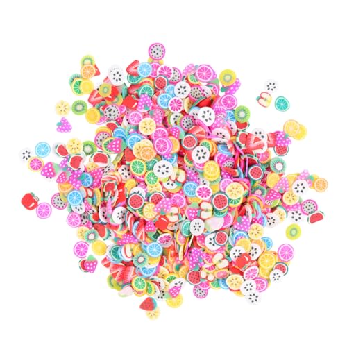 GALPADA 2000 Stück Teiliges Fruit Slice Nail Art Bunte Nagelsticker aus Sicherem Vielseitig für Fingernägel Make Up und Bastelbedarf Fruchtige Designs Wie Wassermelone Orange Erdbeere von GALPADA