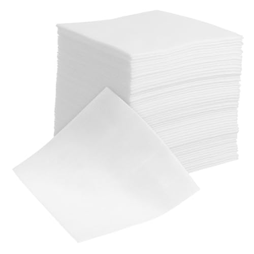 GALPADA 200stücke Quadratische Vliesstoff-pads Für Gesicht Feuchte Make-up-entferner-pads Für Toner Wiederverwendbare Hautpflege-pads Fusselfreies Design Für Empfindliche Haut von GALPADA