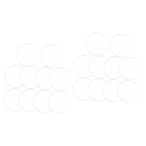 GALPADA 20stücke Teiliges Uhrglas Ersatzteile Kratzfestes Langlebiges Uhrenglas Für Reparaturen Kompakte Transparente Gläser Für Uhrenmacher Hochwertige Praktische Uhrenteile von GALPADA