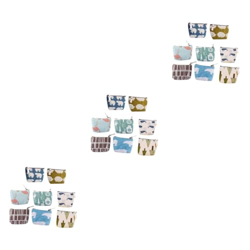 GALPADA STK Geldbeutel Aus Segeltuch Mädchen Schlüsselanhänger Mini-änderungstasche Kreditkartenetui Für Damen Münzhalter Für Kinder Reise-Kosmetiktasche Kinderhandtasche Mini-geldbörse von GALPADA