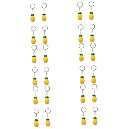 GALPADA 24stücke Kreativer Pineapple Schlüsselanhänger Handgemachte Schlüsselanhänger Dekoration Für Taschen Handys Und Für Feiertage Und Anlässe von GALPADA