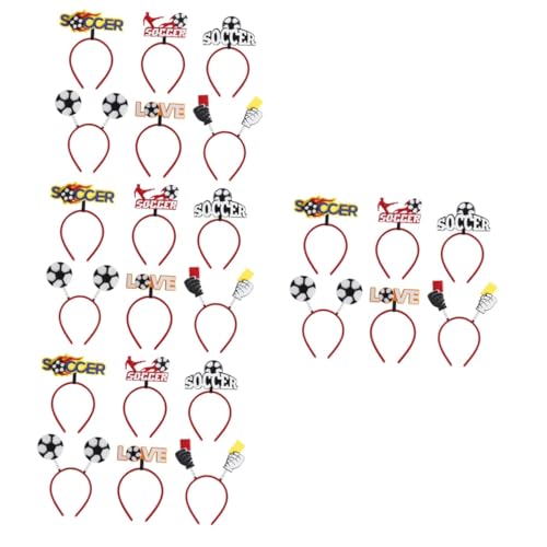 GALPADA 24 Stk Wm-stirnband Stirnbänder Für Kinder Sportliches Stirnband Weinflaschentaschen Tiara Für Mädchen Wolf Geburtstagsfeier Make-up-haarband Wettbewerb Partybedarf Mann Plastik von GALPADA