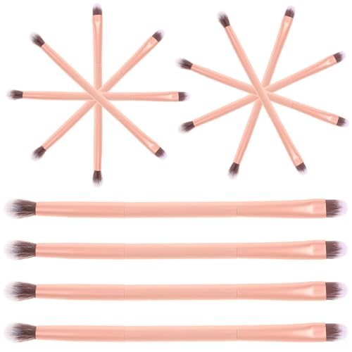 GALPADA 24 Stück Teiliges Augen Make Up Pinselset für Doppelseitige Lidschatten und Konturpinsel für Zuhause Salon Goldfarbe von GALPADA