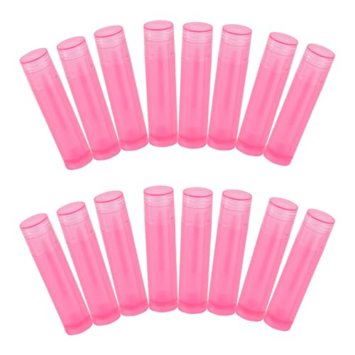 GALPADA 24 Stück Teiliges Leere Lippenstift Tuben DIY Lippenbalsam Behälter für Reisen Rosa Röhrchen Lippenpflege für Selbstgemachte Kosmetikprodukte von GALPADA