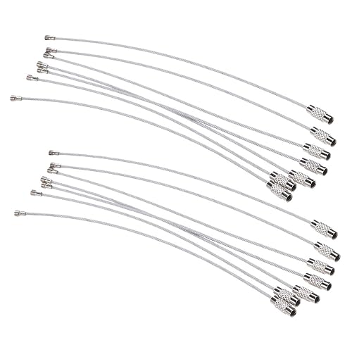 GALPADA 25stücke Schlüsselringe Für Gepäckanhänger Und Schlüsselorganisation Leicht Tragbar Und Installieren Für Taschen Schlüssel Und von GALPADA