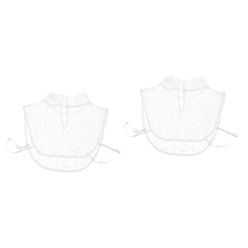 GALPADA 2stücke Faux Detachable Lace Collar Für Damen Abnehmbarer Blusenkragen Für Kragenlose Kleidung Und Elegante Outfits Vielseitiges Modeaccessoire Für Jeden Anlass von GALPADA