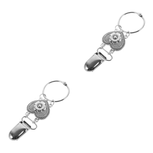 GALPADA 2St Hutclip Hutklammer Reisehut-Clips Taschenzubehör Hutbefestigung Hutzubehör Huthalter Strandhut-Clip Koffer-Hut-Clip Halter für Rucksackkappen Kappen-Clip Zinklegierung von GALPADA