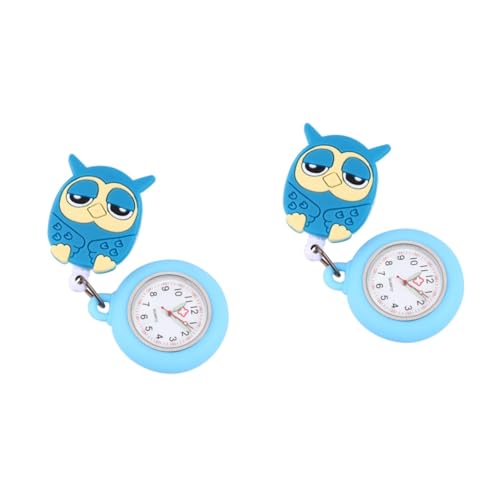 GALPADA 2St Krankenschwester Taschenuhr Stethoskop-Uhrenaufsatz Taschenuhr-Schlüsselanhänger arbeitsuhr taschenuhren Damenuhren Dehnbare Uhr Krankenschwester Uhr Karikatur Anschauen Kind von GALPADA