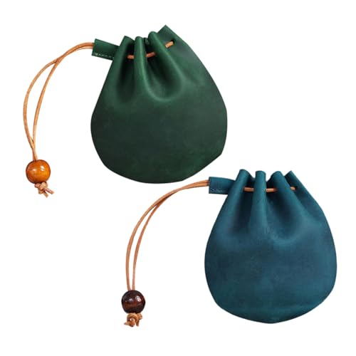GALPADA 2 Stücke Retro Bauchtasche Stilvolle Kordelzug Tasche Mini Aufbewahrungstasche Mode Ändern Tasche Zufällige Farbe von GALPADA