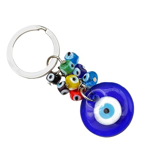GALPADA 2St Schlüsselanhänger mit blauen Augen Evil Eye Anhänger Schlüsselhalter glücksbringer schlüsselanhänger Blaues Auge Dekoration Schlüsselbund Damen-geldbörsen Schlüsseldekore Glas von GALPADA