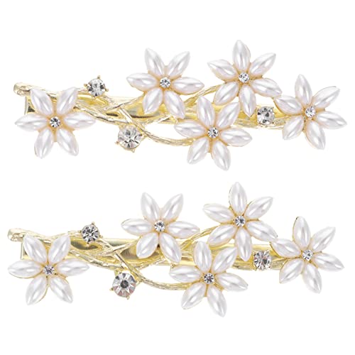 GALPADA 2 Stücke Blumen Haarnadeln mit Perlen Haarschmuck Clips für Damen für Hochzeiten Partys und Alltagskleidung GALPADA 2 Stücke Blumen Haarnadeln mit Perlen Haarschmuck Clips für Damen für Hochzeiten Partys und Alltagskleidung von GALPADA