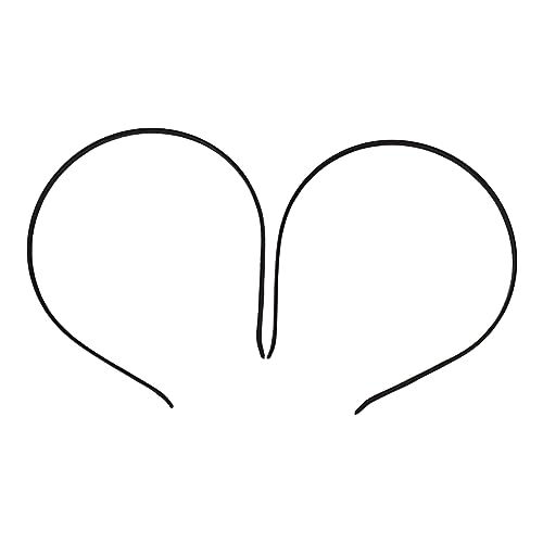 GALPADA 2stücke Haarband Überzug Diy Haarreifen Für Mädchen Kopfschmuck Für Party Und Alltag Schwarz Langlebig Und Bequem von GALPADA