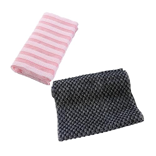 GALPADA 2stücke Badepeeling-schrubber Für Körperreinigung Heimgebrauch Komfortables Badetuch Zum Peeling Und Massieren Hautverträgliches Material Schnelltrocknend Geeignet Für Arme von GALPADA
