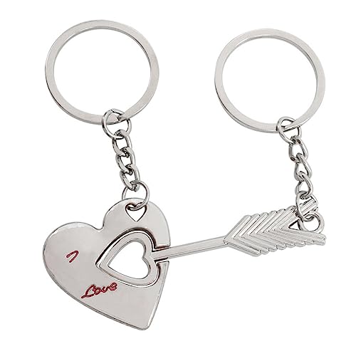 GALPADA 2stücke Stylischer Schlüsselanhänger Legierung Mit Herzförmigem Design Teiliges Set Für Valentinstag Hochzeiten Geburtstage Und Jubiläen von GALPADA