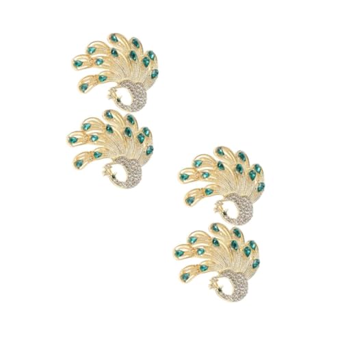 GALPADA 2sets Pfau Brosche Strass-brosche Damen Accessoires Abzeichenbrosche Für Damen Hochzeitskleid Brosche Strassbrosche Für Kleid Tierbrosche Dekorative Broschennadel Diamant 2pcs*2 GALPADA 2sets Pfau Brosche Strass-brosche Damen Accessoires Abzeichenbrosche Für Damen Hochzeitskleid Brosche Strassbrosche Für Kleid Tierbrosche Dekorative Broschennadel Diamant 2pcs*2 von GALPADA