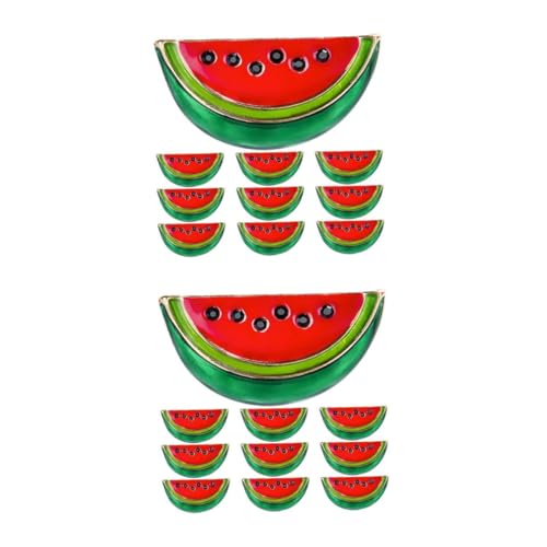 GALPADA 2sets Wassermelonenbrosche Wassermelonen-abzeichen Revers-abzeichen Wassermelonen-reversclip Stecknadeln Stillenabzeichen Hemd-wassermelonen-clips Stellnadel Zinklegierung 10pcs*2 GALPADA 2sets Wassermelonenbrosche Wassermelonen-abzeichen Revers-abzeichen Wassermelonen-reversclip Stecknadeln Stillenabzeichen Hemd-wassermelonen-clips Stellnadel Zinklegierung 10pcs*2 von GALPADA