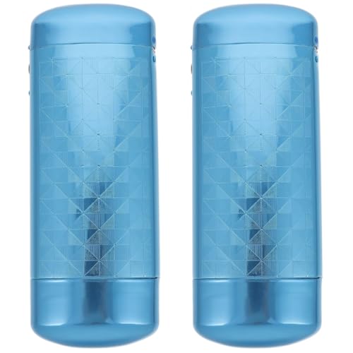 GALPADA 2stücke Hartschalen Brillenetui Aus Aluminium Tragbare Brillen Aufbewahrungsbox Staubdichter Und Wasserfester Schutz Für Brillen Und Sonnenbrillen Kompakte Für Tasche Und Rucksack von GALPADA