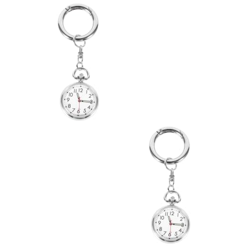 GALPADA 2st Krankenpflegeschüler-formular Damenhandtasche Hängend Pflegeuhren Für Krankenschwestern Digitale Taschenuhr Clip-on-Armbanduhr Für Krankenschwestern Fob Rostfreier Stahl von GALPADA
