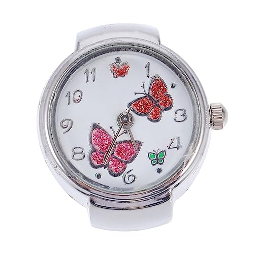 GALPADA Ringuhren Finger 2st Ringfinger Uhr Digitale Herrenuhren Fuchs Persönlichkeit Ringuhr Vintage Ringuhr Uhr Mit Rundem Ring Punk-Ringe Elastisches Fingerringuhr Für Damen Metall von GALPADA