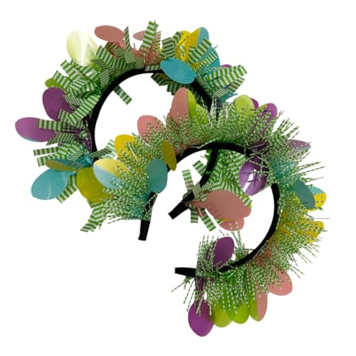 GALPADA 2st -stirnband Feiertagsstirnbänder Für Frauen Ostern Haarschmuck Osterparty-stirnband Haarschmuck Für Den Urlaub Osterstirnbänder Für Frauen Urlaub Stirnbänder Plastik von GALPADA