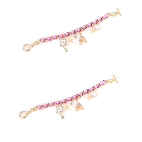 GALPADA 2stücke Charming Eiffelturm Armband Mit Kristallen Und Lederseil Für Frauen Elegantes Schmuckstück Für Hochzeiten Partys Und Besondere Anlässe von GALPADA