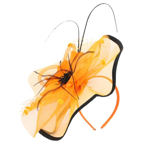 GALPADA 2stücke Mesh Yarn Fascinator Mit Clip Und Stirnband Flapper Hochzeitsaccessoires Für Braut Und Cocktail-events Elegantes Haarschmuck Schwarzem Rand von GALPADA