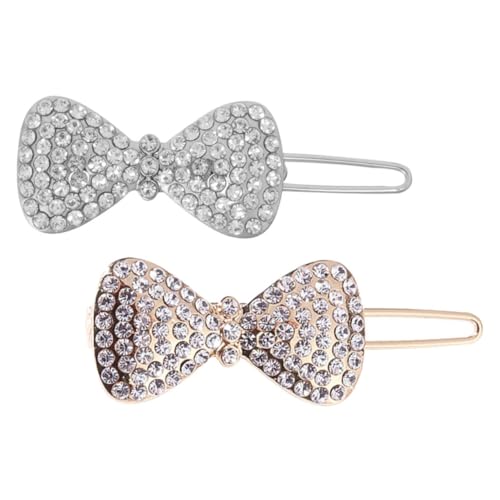 GALPADA 2stücke Kristallstrass Haarspangen Krokodilklemmen Haarschmuck Für Frauen Und Mädchen Party Festtags Accessoires von GALPADA