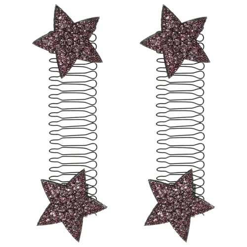 GALPADA 2stücke Star-form Haarspangen Dehnbar Und Unsichtbar Für Kreative Frisuren Haarklammern Für Frauen Accessoire Für Täglichen Gebrauch von GALPADA