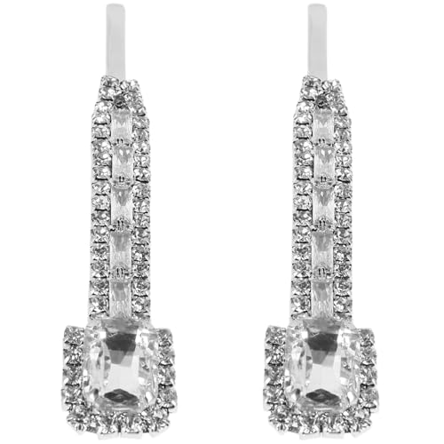 GALPADA 2stücke Strass-haarspange Aus Funkelnde Haarnadeln Mit Strasssteinen Kleiner Bling-haarclip Für Frauen Und Mädchen Schmuck Für Hochzeit Und Party Styling-zubehör Für Locken von GALPADA