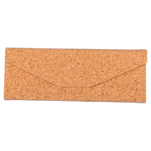 GALPADA 2stücke Tragbares Faltbares Brillenetui Aus Kork Für Sonnenbrillen Und Brillen Eleganter Aufbewahrungsbehälter Kompakt Und Praktisch Für Zuhause Und Unterwegs von GALPADA