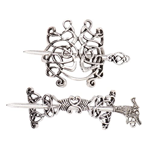 GALPADA 2stücke Vintage Ethnische Haarspangen Antike Haarklammern Legierung Stilvolle Haaraccessoires Für Damen Braut Und Mädchen Silberfarben GALPADA 2stücke Vintage Ethnische Haarspangen Antike Haarklammern Legierung Stilvolle Haaraccessoires Für Damen Braut Und Mädchen Silberfarben von GALPADA