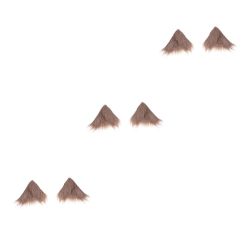 GALPADA 3paare Cosplay Haarspangen Mit Plüsch Tierohren Lustige Haarschmuck Für Kostüme Feste Und Fotografie Bequem Leicht Und Langlebig Für Mädchen Und Frauen von GALPADA