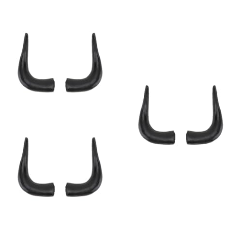 GALPADA 3paare Simulierte Ochsenhorn Haarreifen Kopfschmuck Für Halloween Kostüm-party Kreative Dekoration Für Karneval Und Feiern Langlebig Und Praktisch von GALPADA