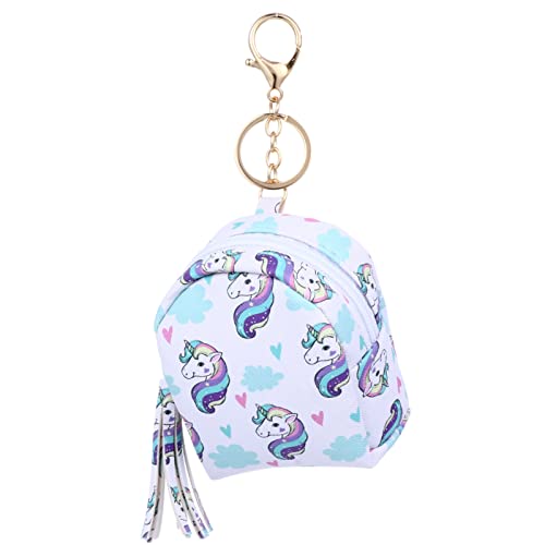 GALPADA 3stücke Mini Cartoon Pu Geldbörse Für Niedliche Einhorn-münz Und Kabelaufbewahrungstasche Praktische Lösung Für Kleingeld Und Kopfhörerkabel Und Langlebig von GALPADA