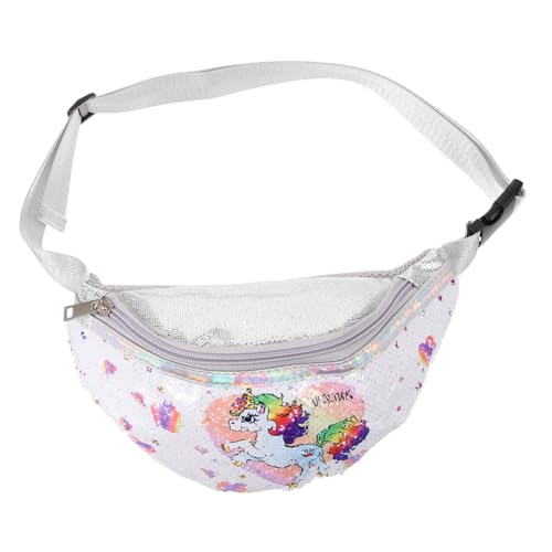 GALPADA 3 STK Einhorn-gürteltasche Süße Kinder Umhängetasche Mädchen Tasche Umhängetaschen Für Damen Einhorn-hüfttasche Mädchen Hüfttasche Kindertasche Fräulein Sport Pu-Leder von GALPADA