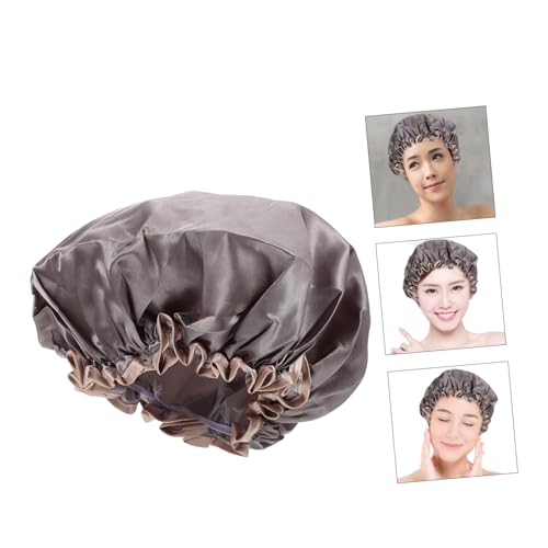 GALPADA 3 STÜCKE Duschhauben Damen Doppellagige Peva Badekappen Wasser und Ölabweisend Elastisch Wiederverwendbar Schützend für Haare Beim Duschen Make Up und von GALPADA