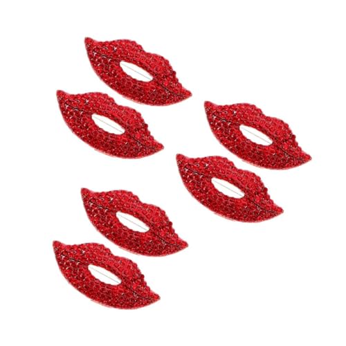 GALPADA 3 Sätze Valentinstag-herzbrosche Geburtstagsgeschenk Valentinstag Brosche Mode Brosche Dekorative Wandhalterung Stellnadel Lippendekor Lippen Patch Zinklegierung Rot 2 Stück * 3 GALPADA 3 Sätze Valentinstag-herzbrosche Geburtstagsgeschenk Valentinstag Brosche Mode Brosche Dekorative Wandhalterung Stellnadel Lippendekor Lippen Patch Zinklegierung Rot 2 Stück * 3 von GALPADA