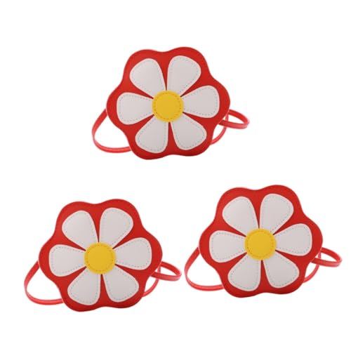 GALPADA 3stücke Blumenmotiv Junge Mädchen Umhängetasche Für Mädchen Praktische Bag Für Alltag Reisen Und Outdoor-aktivitäten Für Kleine Essentials von GALPADA
