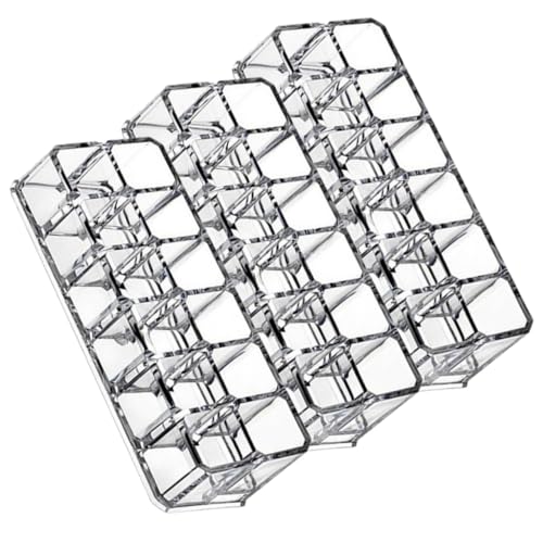 GALPADA 3 Stück Fächer Lippenstift Organizer aus Hochwertigem Material Multifunktionaler Kosmetik Aufbewahrungsbox für Make Up Lipgloss und Schminkutensilien Dekorativer von GALPADA