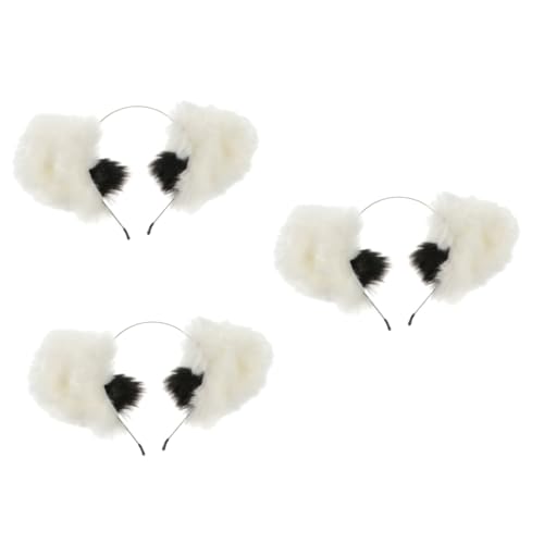 GALPADA 3stücke Plüsch Katzenohren Haarband Für Cosplay Lustiges Headdress Für Partys Und Kostüme Weiches Und Leichtes Material Für Halloween Und Karneval von GALPADA