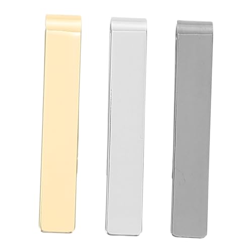 GALPADA 3 Stück Minimalistische Krawattenklammer für Hochzeiten Geschäftliche Veranstaltungen Täglichen Gebrauch Stilvolle Anzugaccessoires von GALPADA