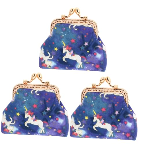 GALPADA 3stücke Münzbörse Damen Mit Einhorn-Muster Tragetasche Für Kosmetik Schlüssel Und Kleingeld Stilvolles Accessoire Für Partys Shopping Und Freizeit Einzigartiges Design GALPADA 3stücke Münzbörse Damen Mit Einhorn-Muster Tragetasche Für Kosmetik Schlüssel Und Kleingeld Stilvolles Accessoire Für Partys Shopping Und Freizeit Einzigartiges Design von GALPADA