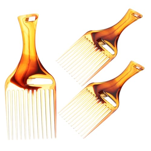 GALPADA 3 Stück Professionelles Barber Kamm für Herren mit Breitem Zahn Glatter Oberfläche Langlebig und Hautschonend für Friseure und DIY Haarschnitt zur Reduzierung von Frizz und von GALPADA