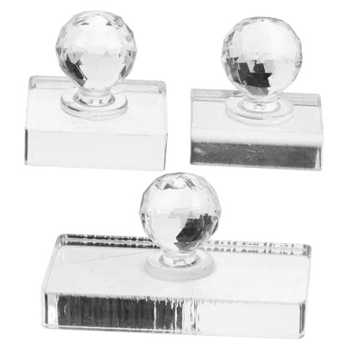 GALPADA 3 Stück Rouge- Lidschatten- Lidschatten kompakt Pulverpressdichtung Lidschatten-Pressplatte Lidschatten-Druckstempel Lidschatten-Presswerkzeug Transparent von GALPADA