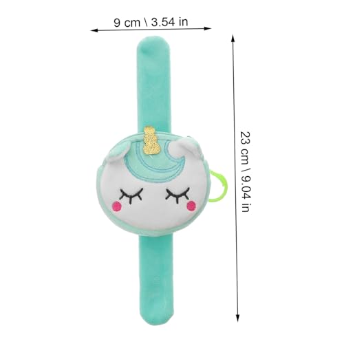 GALPADA 3 Stück Teiliges Einhorn Snap Armband Slap Bracelet mit Praktischem Aufbewahrungsbeutel Buntes Cartoon Schmuckarmband für Mädchen und Jungen als Partygeschenk und Accessoire von GALPADA